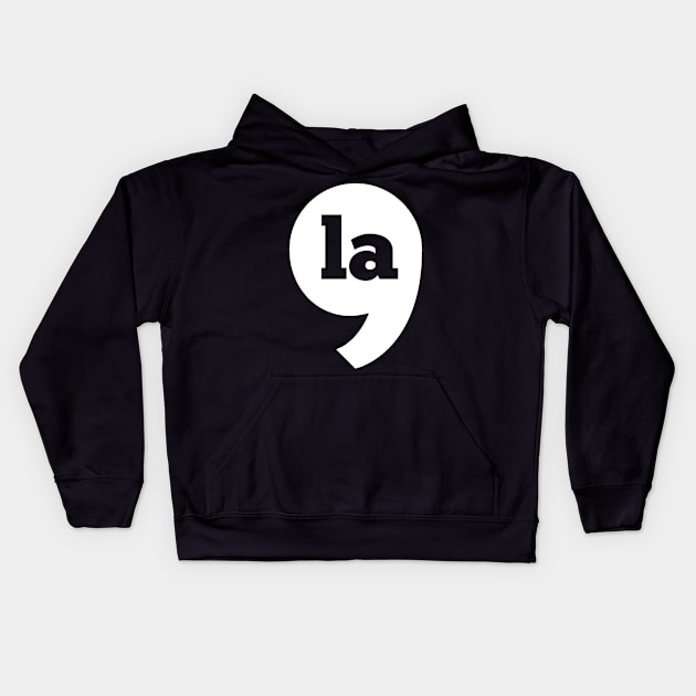 Comma La - Kamala Harris Kids Hoodie by johnoconnorart